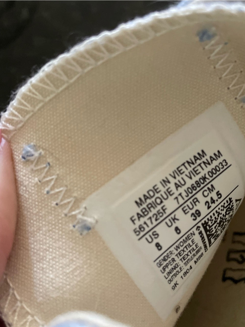 Converse size 8 blue ombré - Picture 7 of 7
